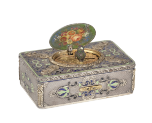 Snuifdoos met zuigerfluit