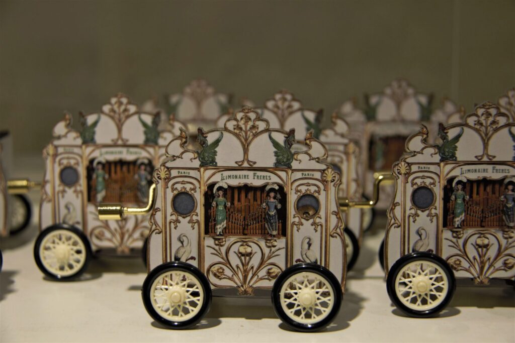speeldoosjes in de museumwinkel