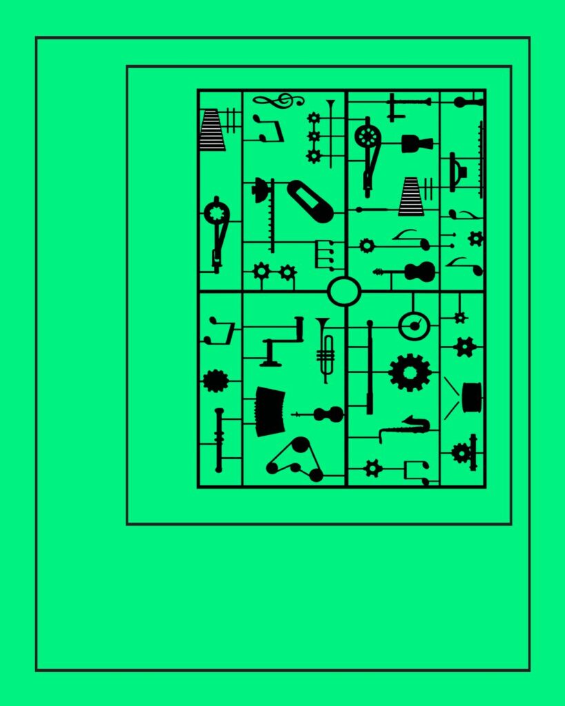 Grafisch beeld uit Music Machines & Me