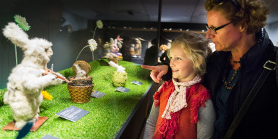 De konijnen in de kool in Museum Speelklok